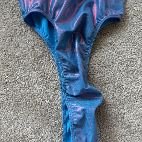 HIRO GATO Mystique Metallic Spandex Leotard L LARGE BRAND NEW LIMITED L@@K - Picture 3 of 12